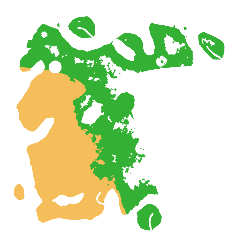 Biome Rust Map: Procedural Map, Size: 3500, Seed: 13838