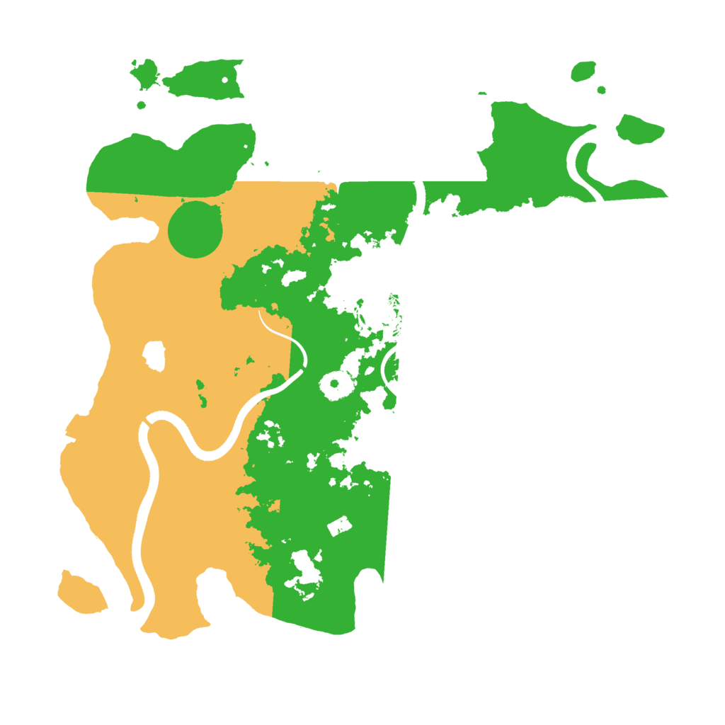 Biome Rust Map: Procedural Map, Size: 3500, Seed: 1326712490