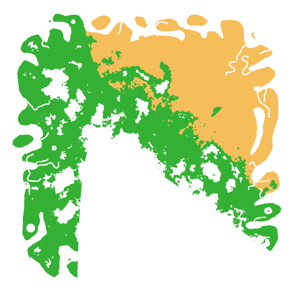 Biome Rust Map: Procedural Map, Size: 6000, Seed: 9122517