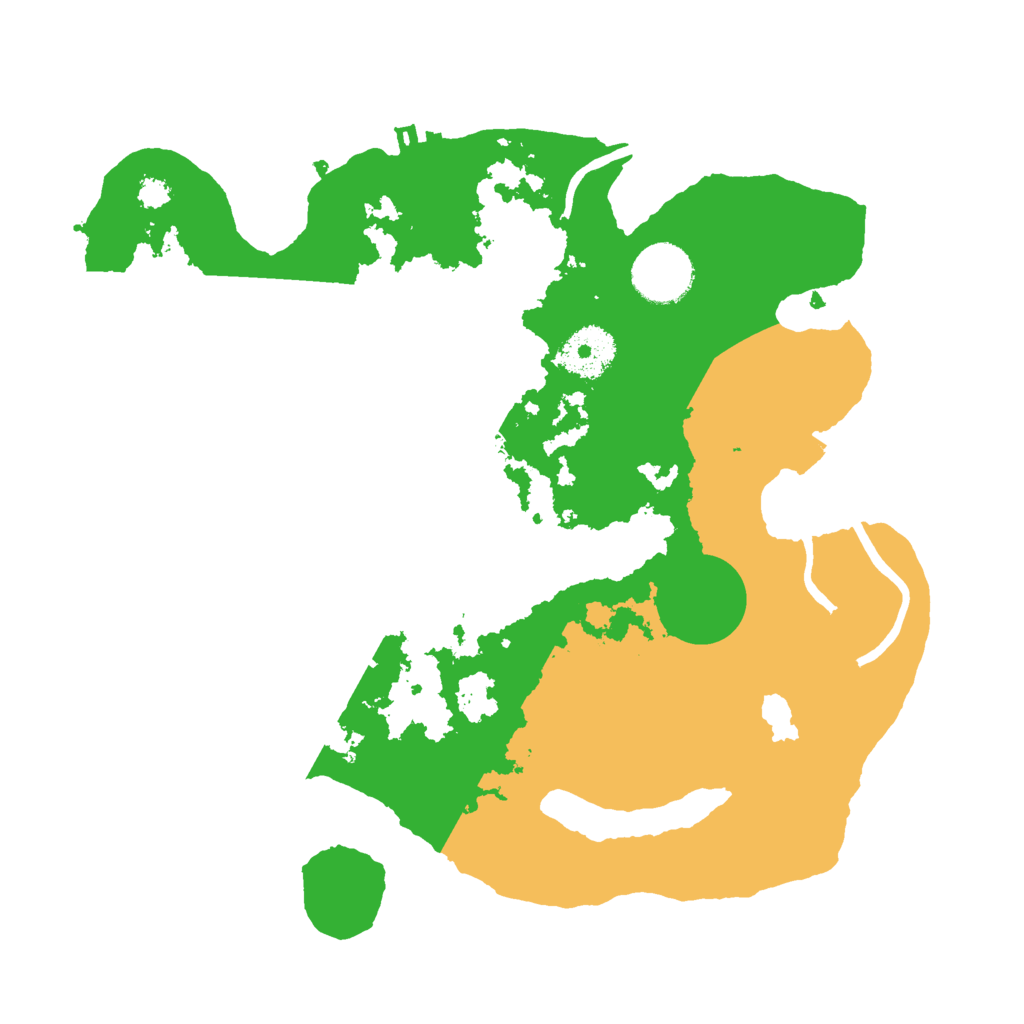 Biome Rust Map: Procedural Map, Size: 3000, Seed: 998488094