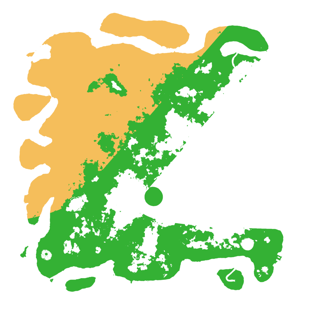 Biome Rust Map: Procedural Map, Size: 4500, Seed: 1288566662