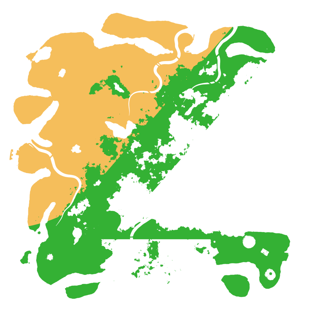 Biome Rust Map: Procedural Map, Size: 4500, Seed: 1288566662