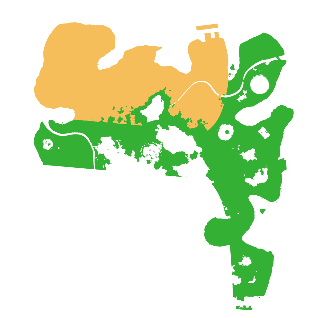 Biome Rust Map: Procedural Map, Size: 3000, Seed: 883040497