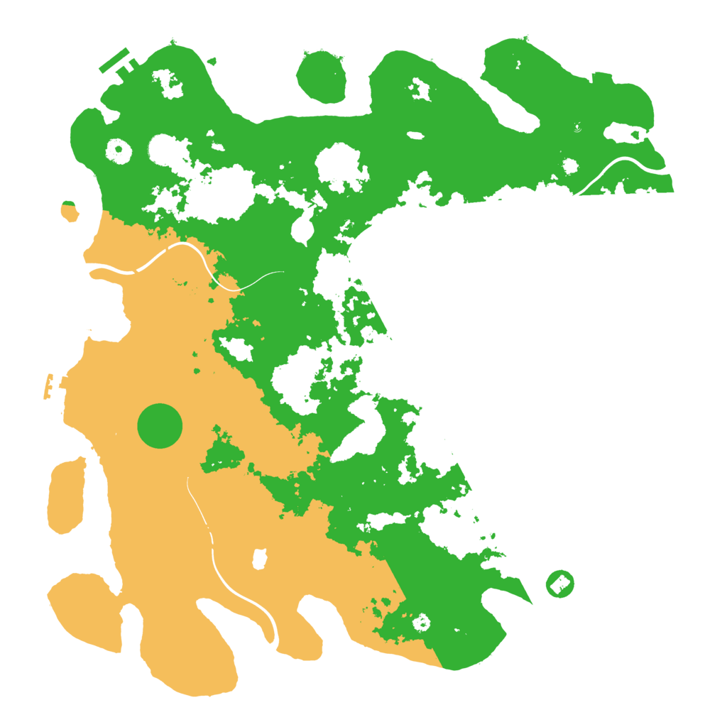 Biome Rust Map: Procedural Map, Size: 4250, Seed: 58763142
