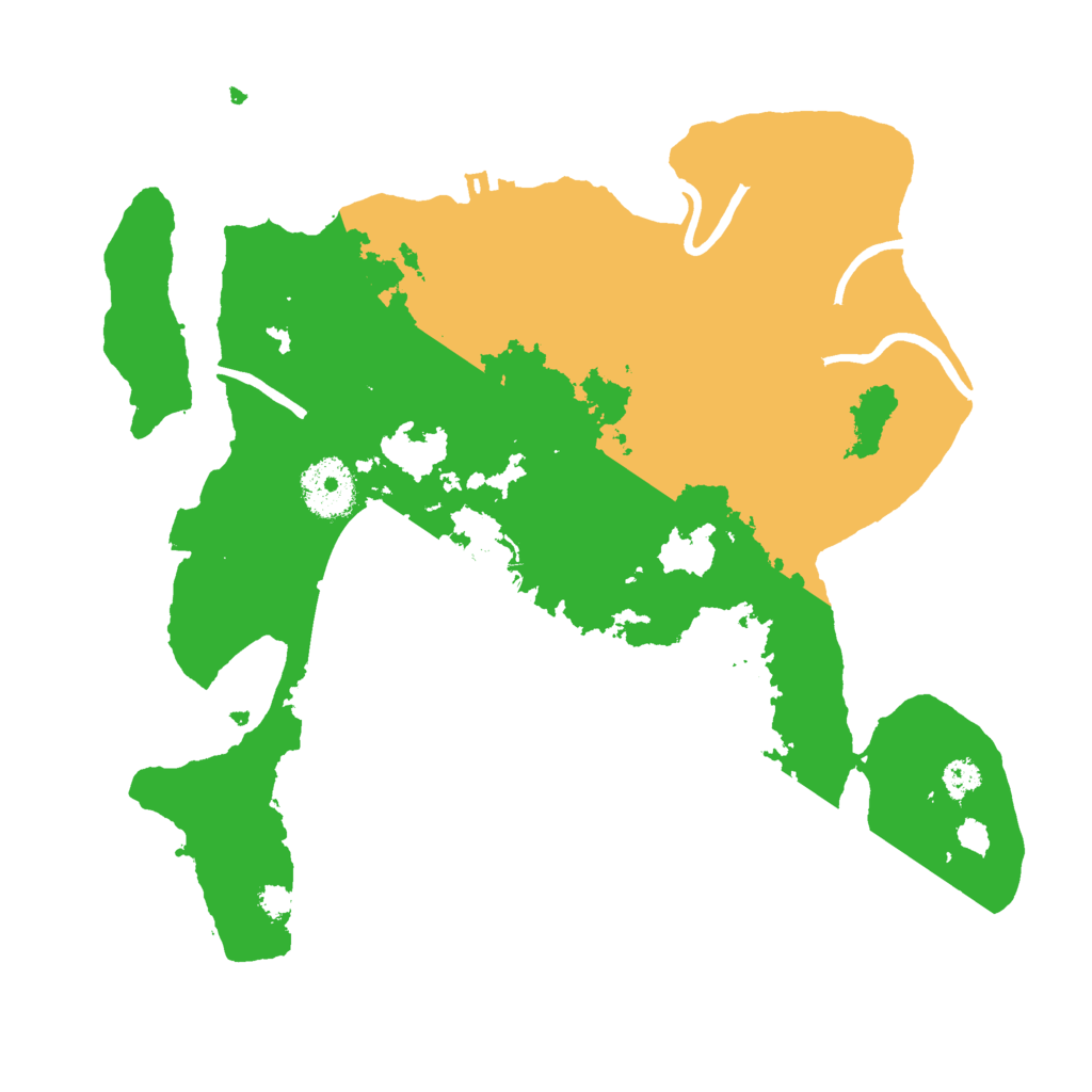 Biome Rust Map: Procedural Map, Size: 3000, Seed: 2004715704