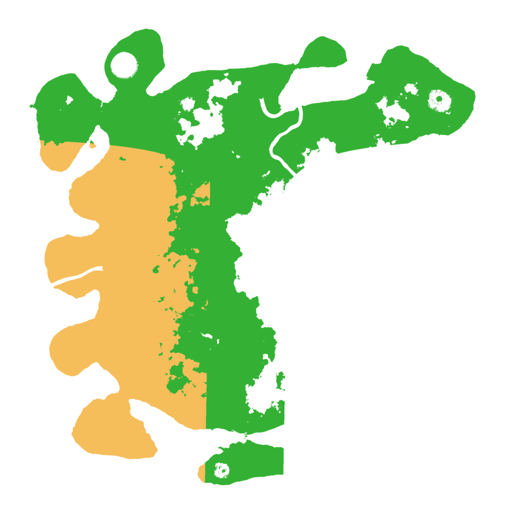 Biome Rust Map: Procedural Map, Size: 3500, Seed: 487404855