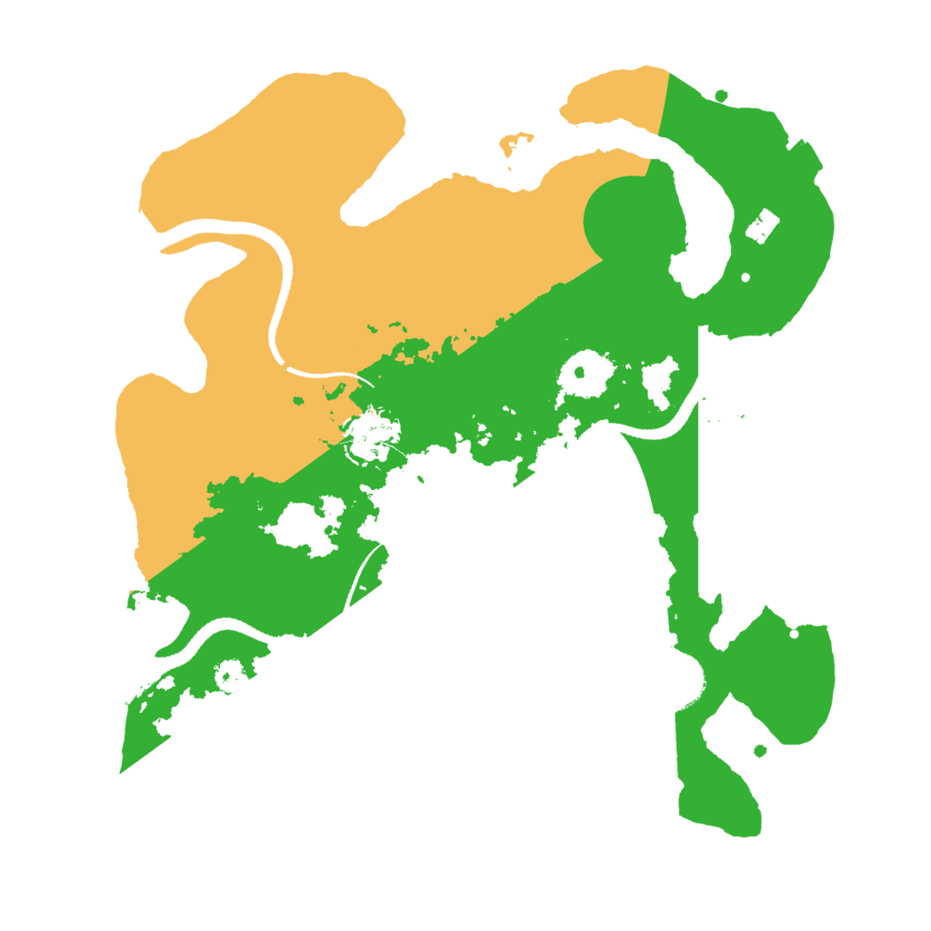 Biome Rust Map: Procedural Map, Size: 3000, Seed: 20909