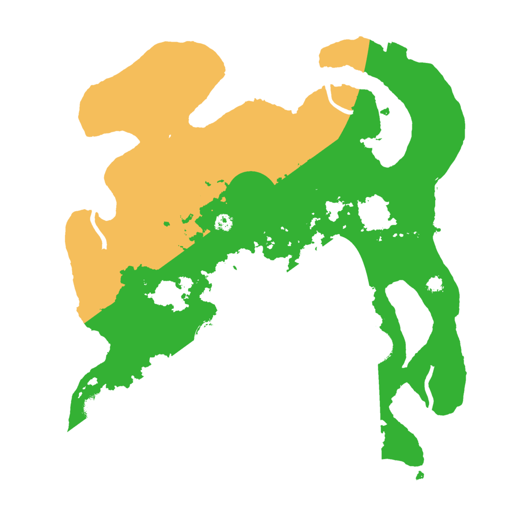 Biome Rust Map: Procedural Map, Size: 3000, Seed: 20909