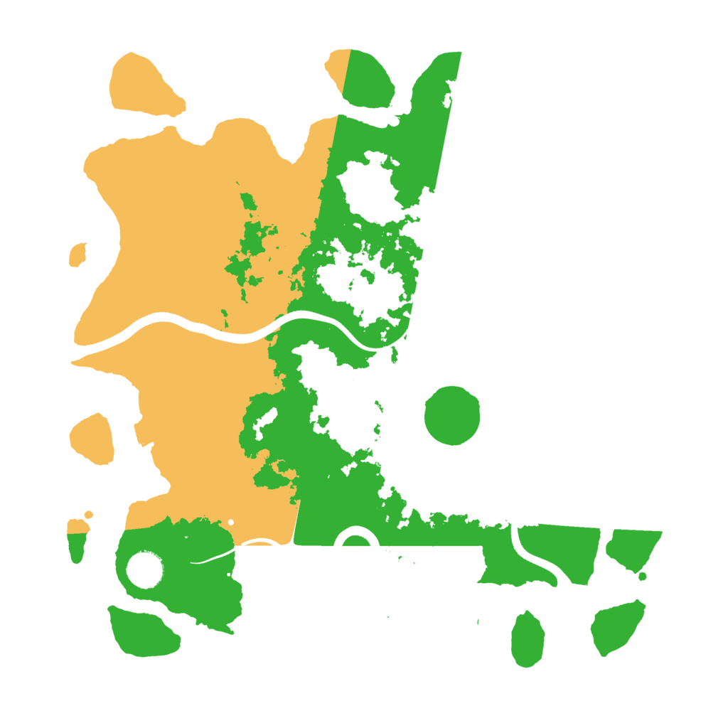 Biome Rust Map: Procedural Map, Size: 3500, Seed: 1720289570