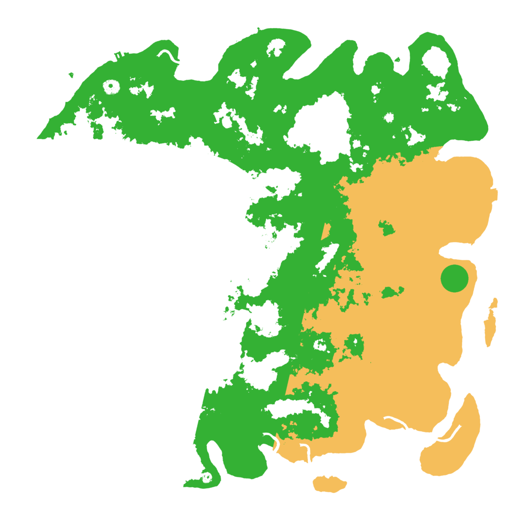 Biome Rust Map: Procedural Map, Size: 5000, Seed: 7652