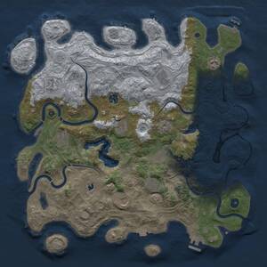 Thumbnail Rust Map: Procedural Map, Size: 4250, Seed: 1857312860, 16 Monuments