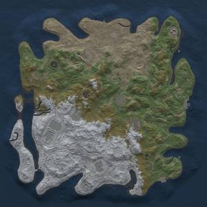 Thumbnail Rust Map: Procedural Map, Size: 4500, Seed: 1180479629, 19 Monuments