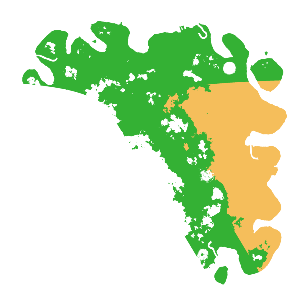 Biome Rust Map: Procedural Map, Size: 4200, Seed: 206206686