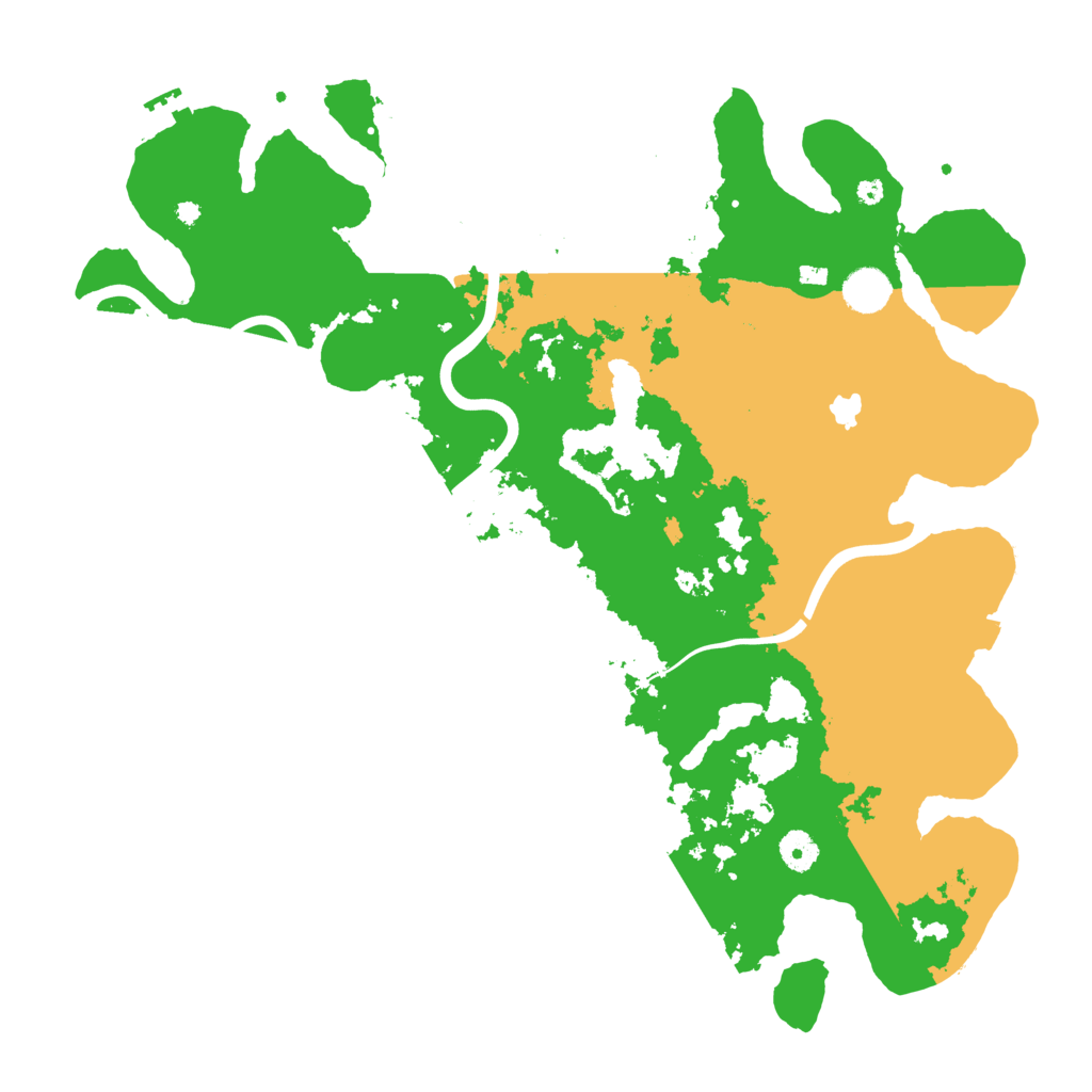 Biome Rust Map: Procedural Map, Size: 4200, Seed: 206206686