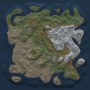 Thumbnail Rust Map: Procedural Map, Size: 4000, Seed: 923, 18 Monuments