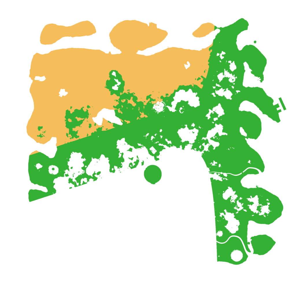Biome Rust Map: Procedural Map, Size: 4500, Seed: 1212718441