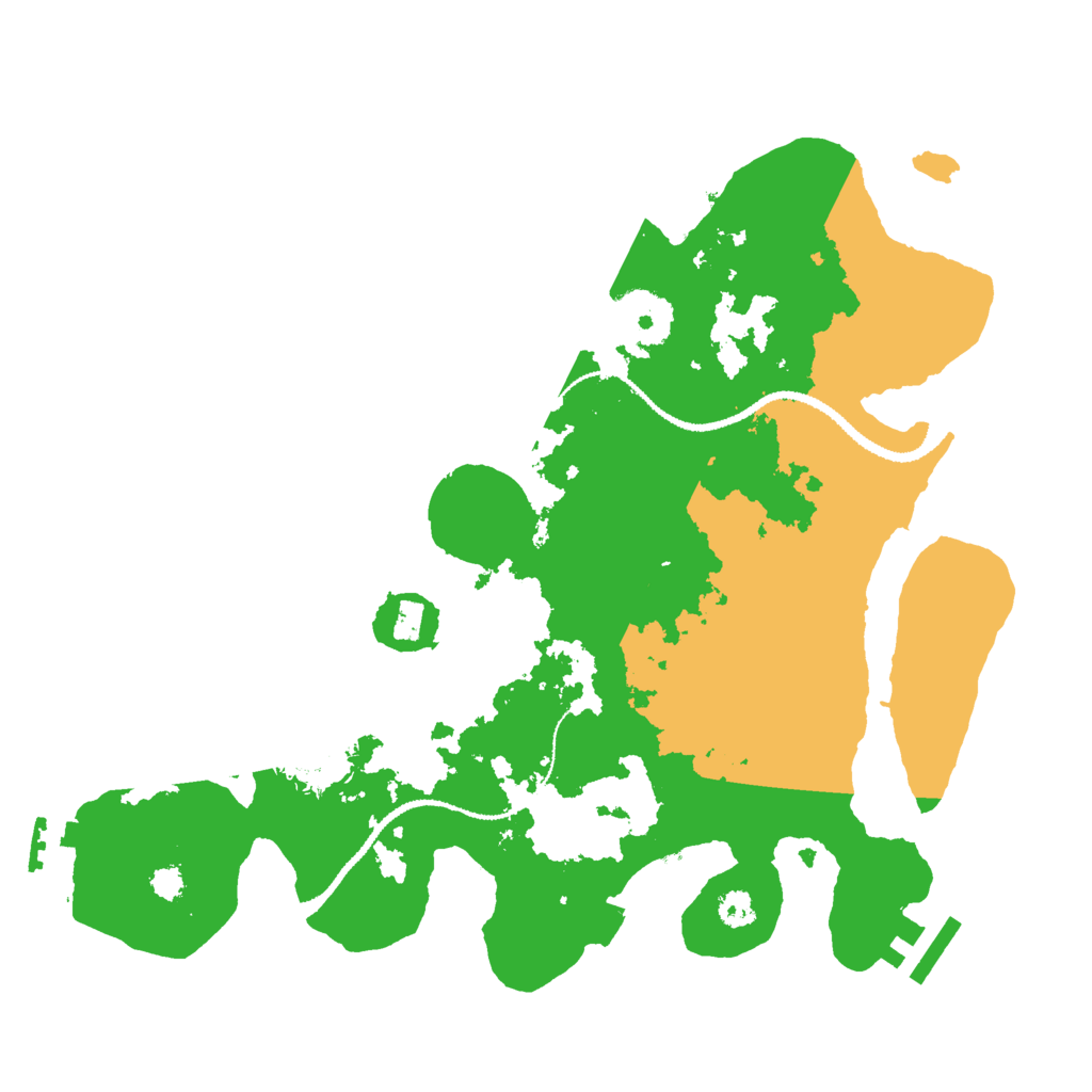 Biome Rust Map: Procedural Map, Size: 3000, Seed: 1390274