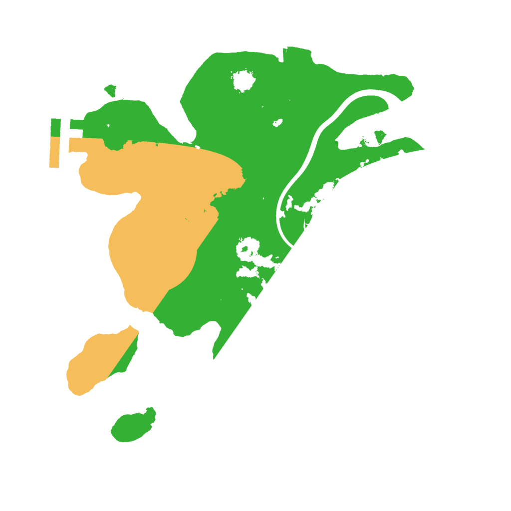 Biome Rust Map: Procedural Map, Size: 2100, Seed: 211