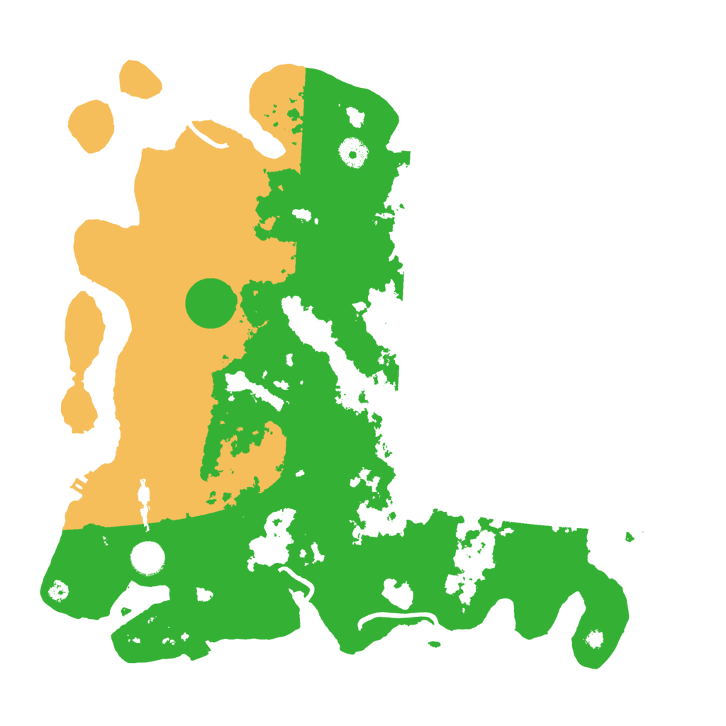 Biome Rust Map: Procedural Map, Size: 3800, Seed: 70741240