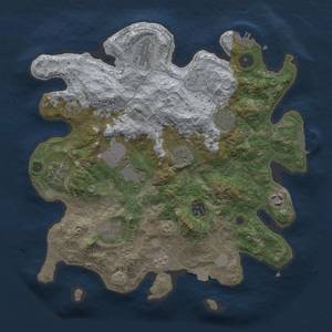Thumbnail Rust Map: Procedural Map, Size: 3500, Seed: 763505282, 16 Monuments
