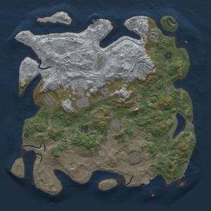 Thumbnail Rust Map: Procedural Map, Size: 4250, Seed: 4342137, 19 Monuments