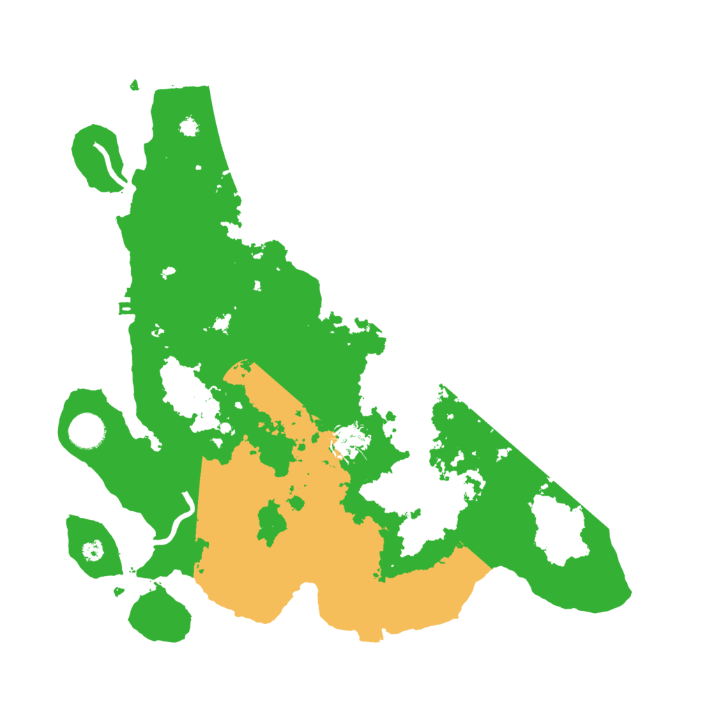 Biome Rust Map: Procedural Map, Size: 3500, Seed: 1207761773