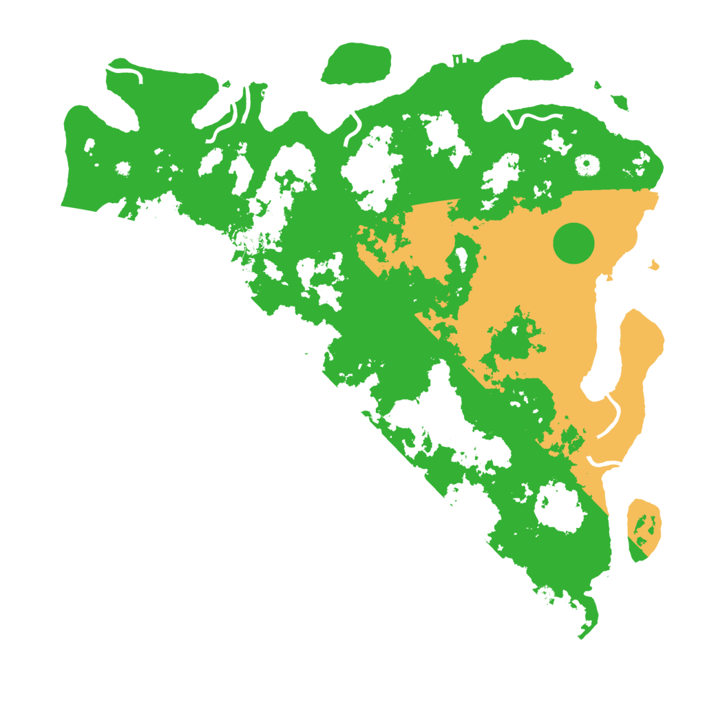 Biome Rust Map: Procedural Map, Size: 4500, Seed: 1017852649