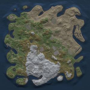 Thumbnail Rust Map: Procedural Map, Size: 4250, Seed: 1742422250, 19 Monuments