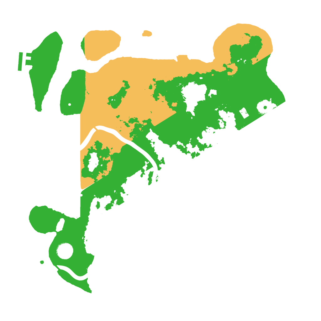 Biome Rust Map: Procedural Map, Size: 3500, Seed: 1407876799