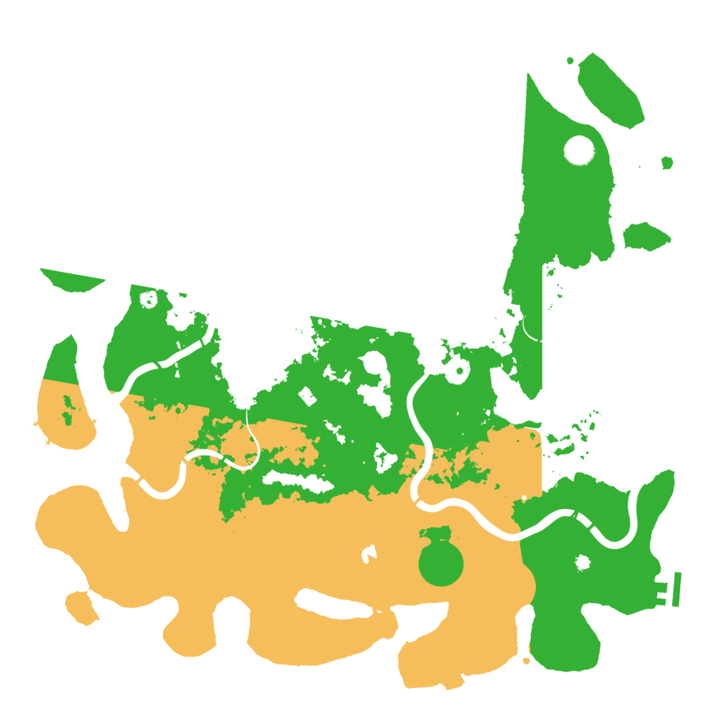 Biome Rust Map: Procedural Map, Size: 4250, Seed: 386512