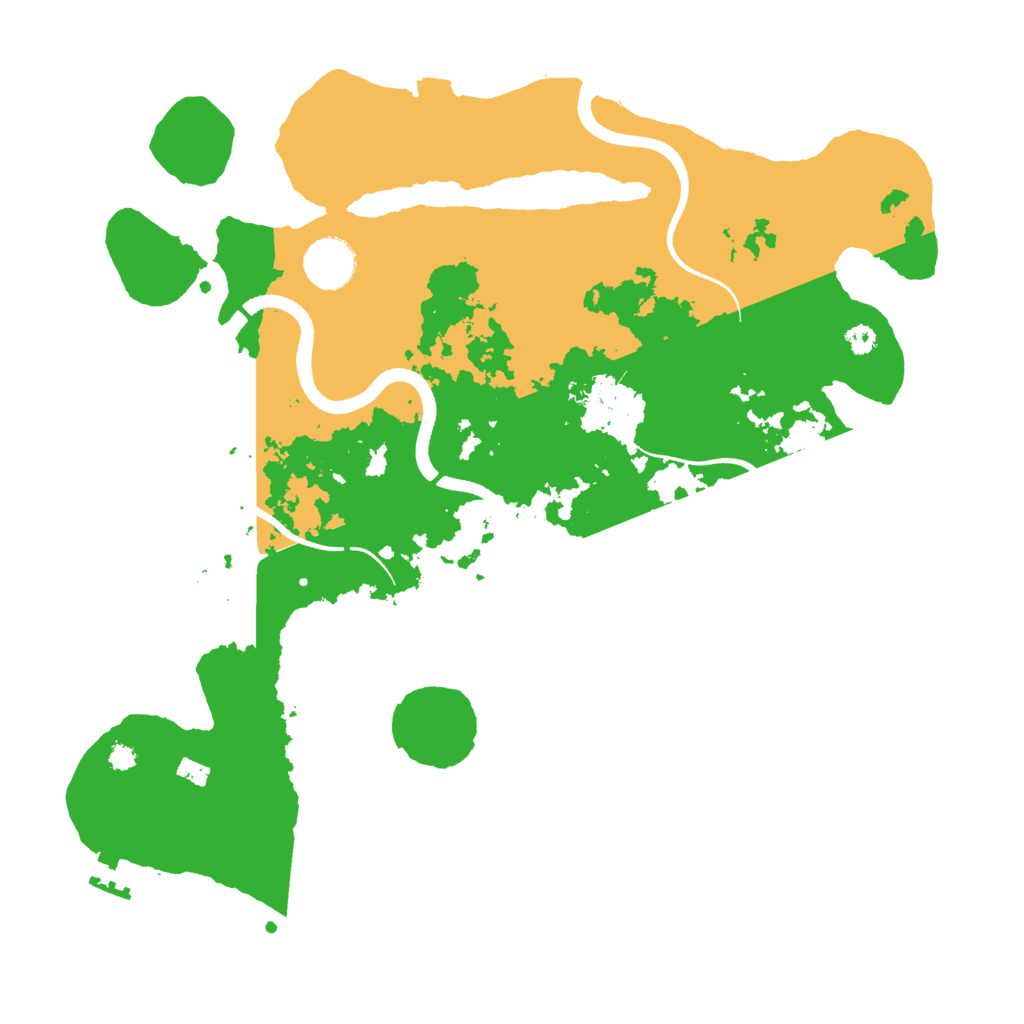 Biome Rust Map: Procedural Map, Size: 3500, Seed: 741943821