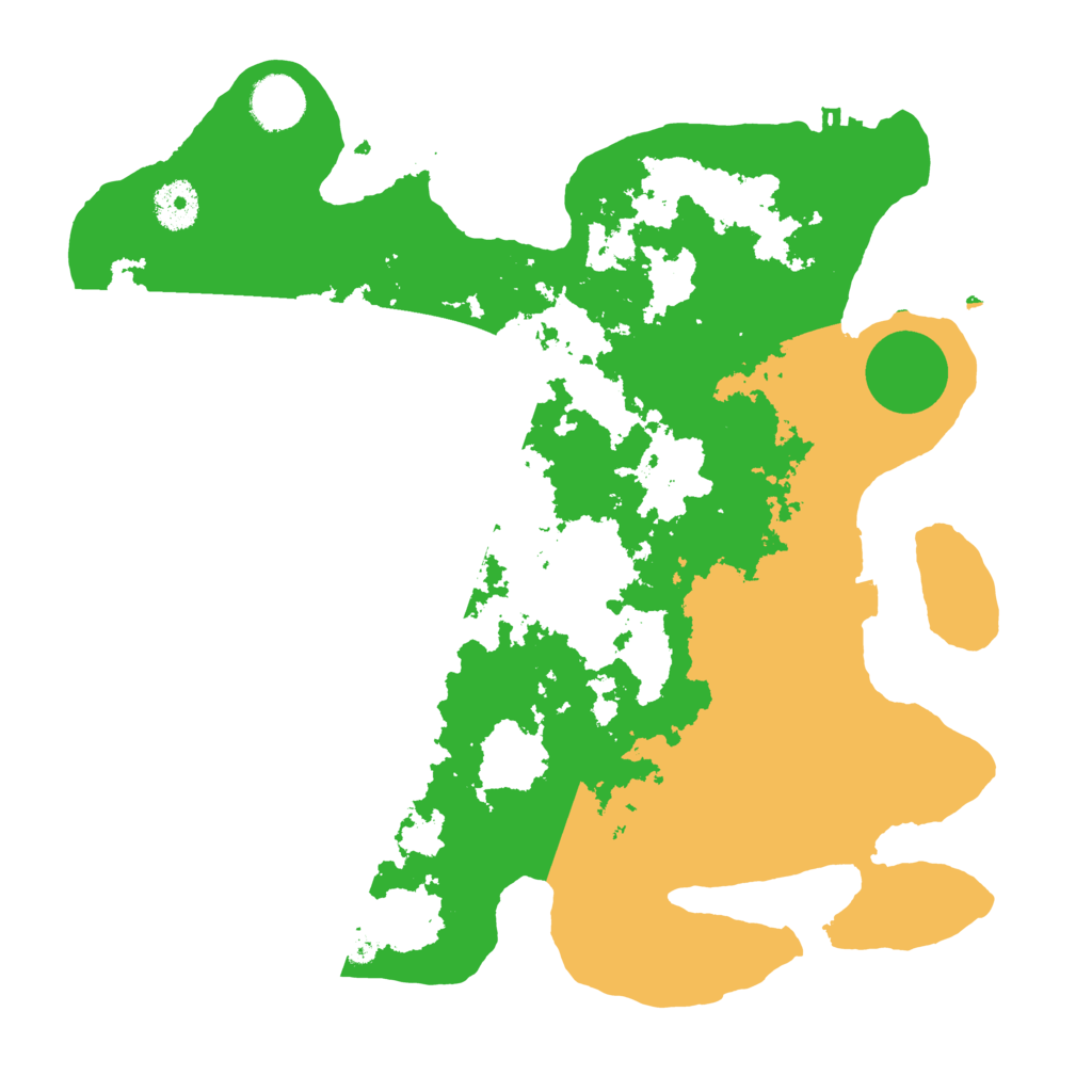 Biome Rust Map: Procedural Map, Size: 3500, Seed: 6915086