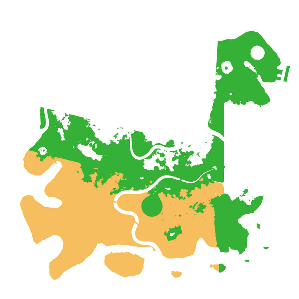 Biome Rust Map: Procedural Map, Size: 3750, Seed: 163189821