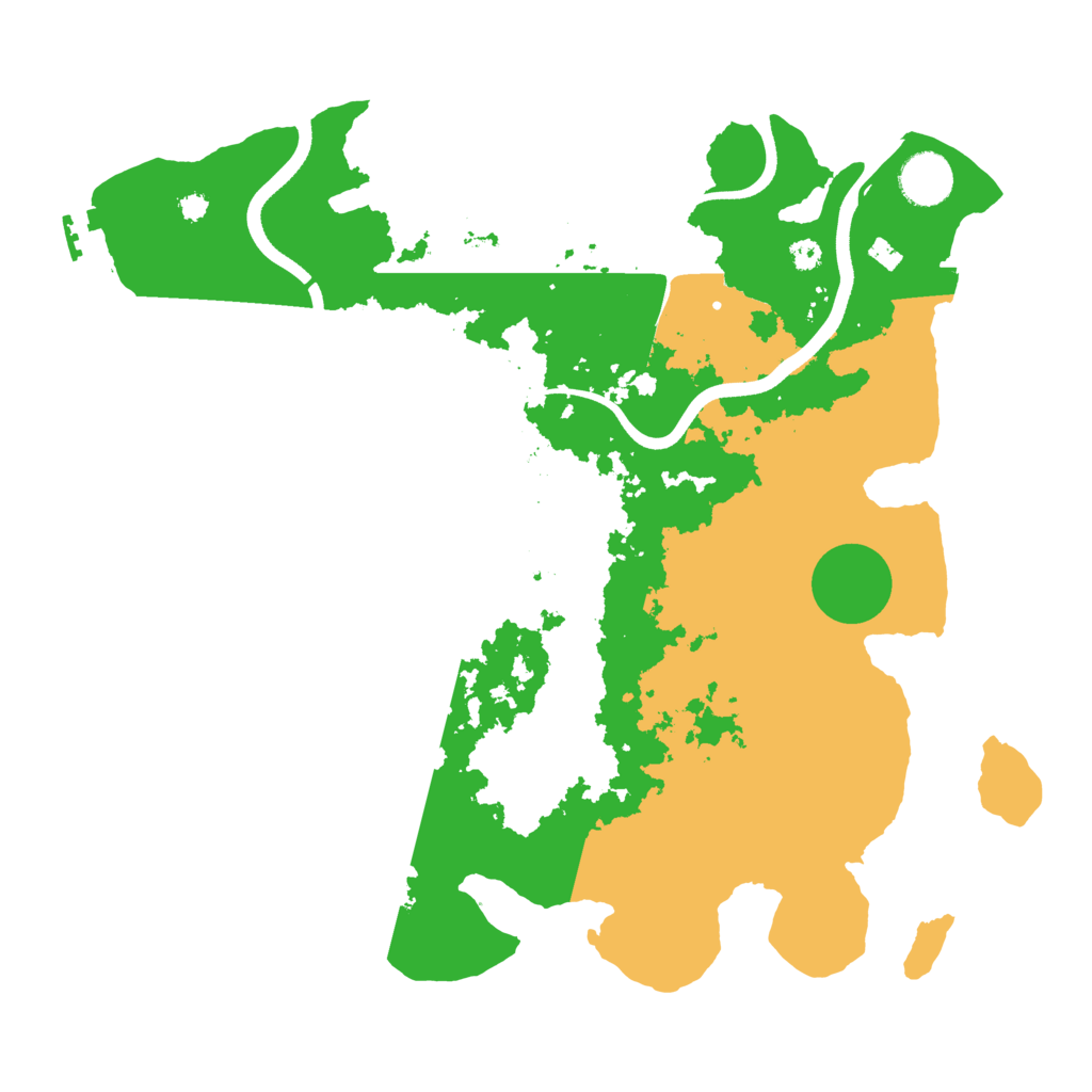 Biome Rust Map: Procedural Map, Size: 3600, Seed: 10903