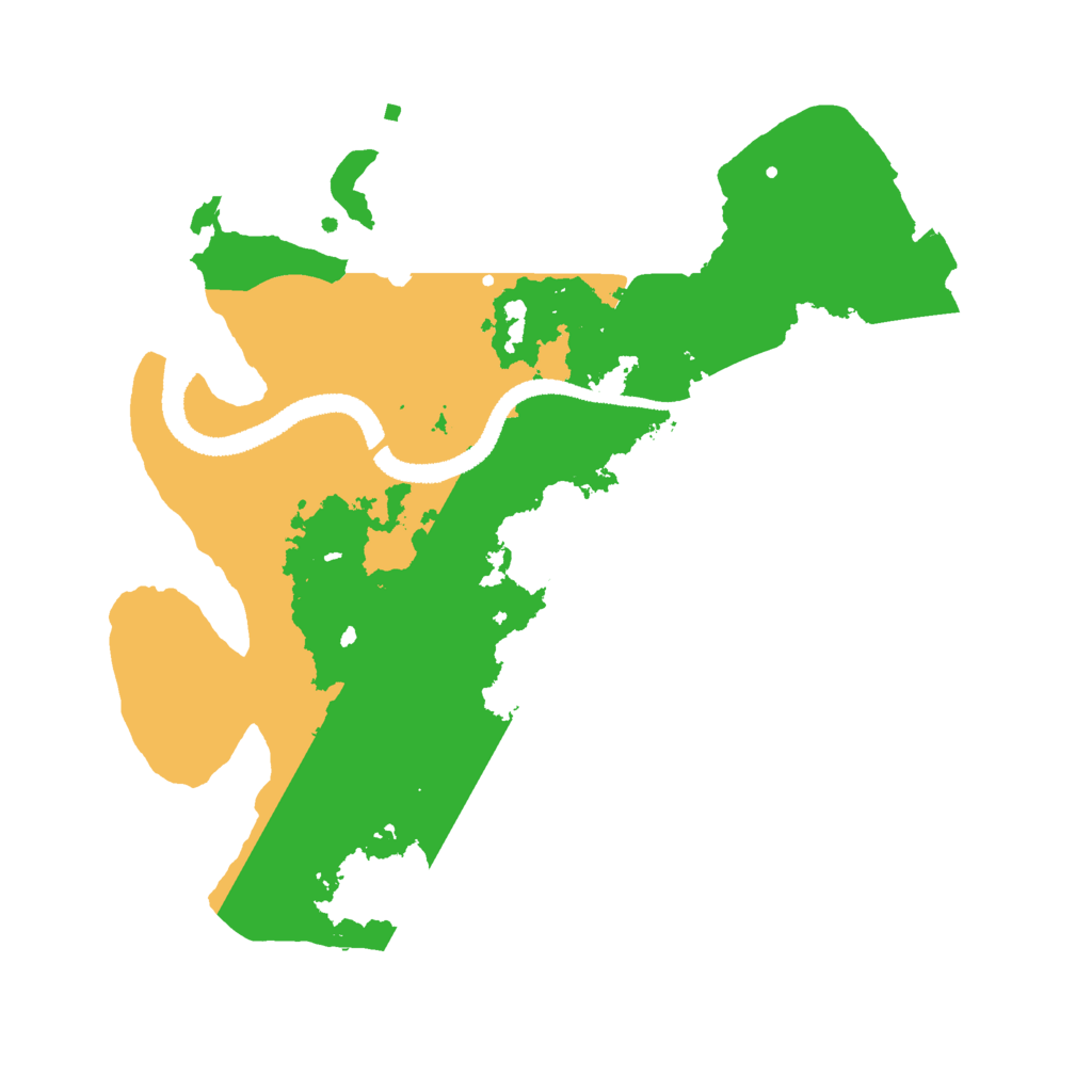 Biome Rust Map: Procedural Map, Size: 2750, Seed: 712372