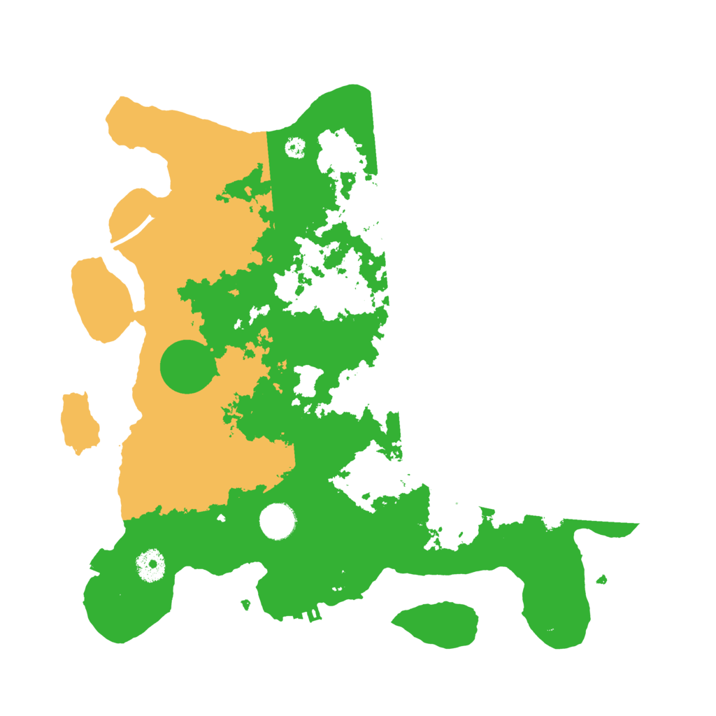 Biome Rust Map: Procedural Map, Size: 3500, Seed: 963349686