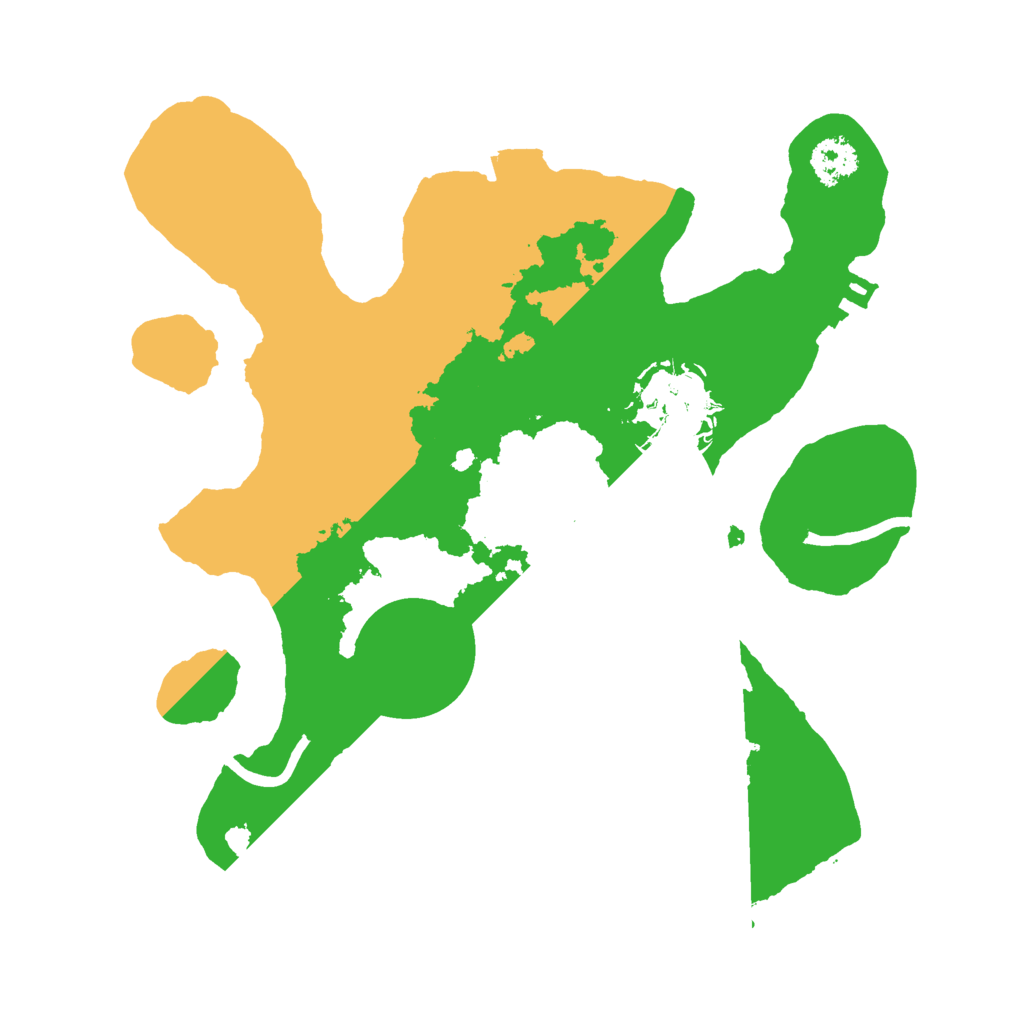 Biome Rust Map: Procedural Map, Size: 2300, Seed: 666