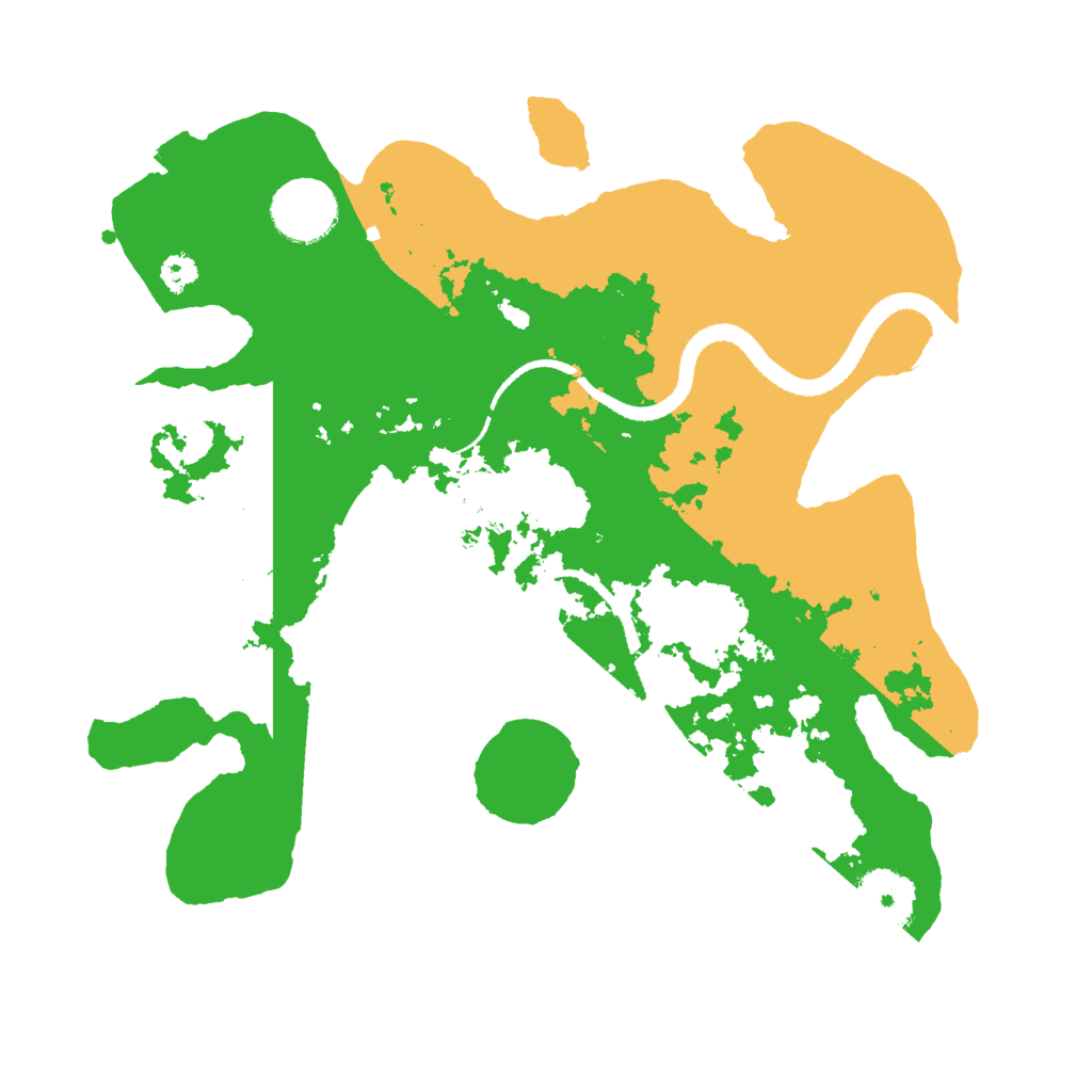 Biome Rust Map: Procedural Map, Size: 3000, Seed: 2128781311