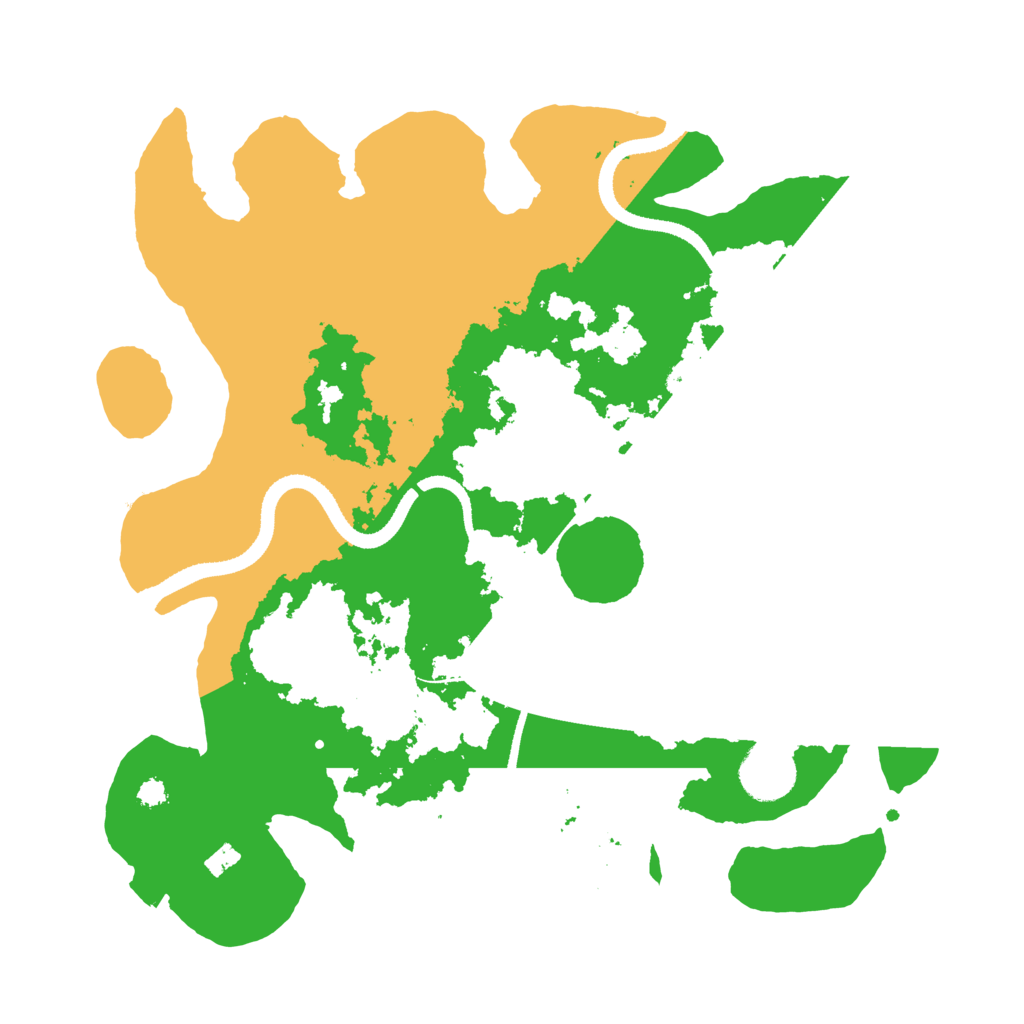 Biome Rust Map: Procedural Map, Size: 3300, Seed: 45000