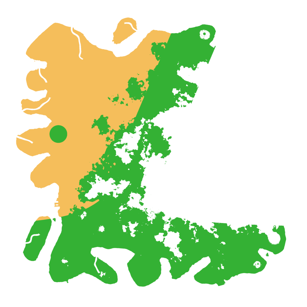 Biome Rust Map: Procedural Map, Size: 4600, Seed: 31342