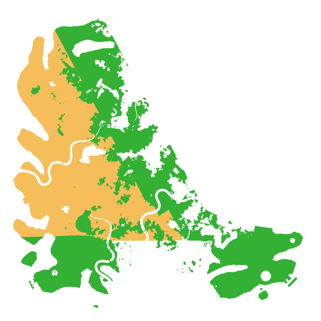 Biome Rust Map: Procedural Map, Size: 5500, Seed: 434555444