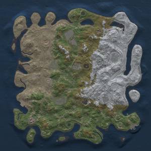 Thumbnail Rust Map: Procedural Map, Size: 4250, Seed: 650552929, 19 Monuments