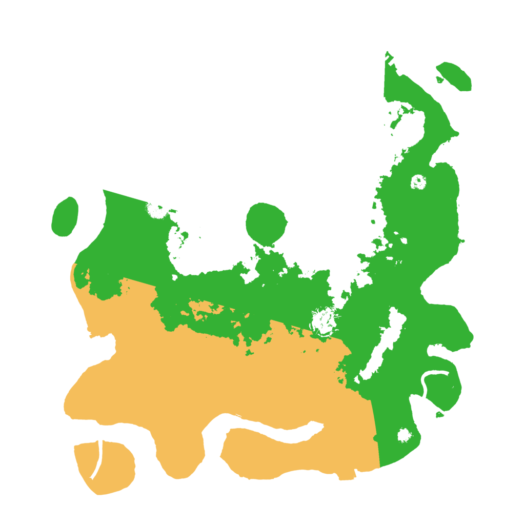 Biome Rust Map: Procedural Map, Size: 3500, Seed: 435390538