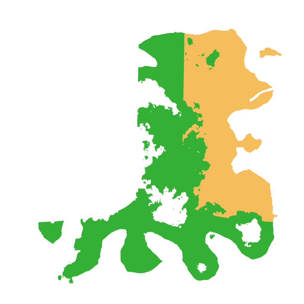Biome Rust Map: Procedural Map, Size: 3000, Seed: 1945529144