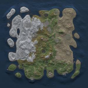 Thumbnail Rust Map: Procedural Map, Size: 3700, Seed: 683267938, 17 Monuments