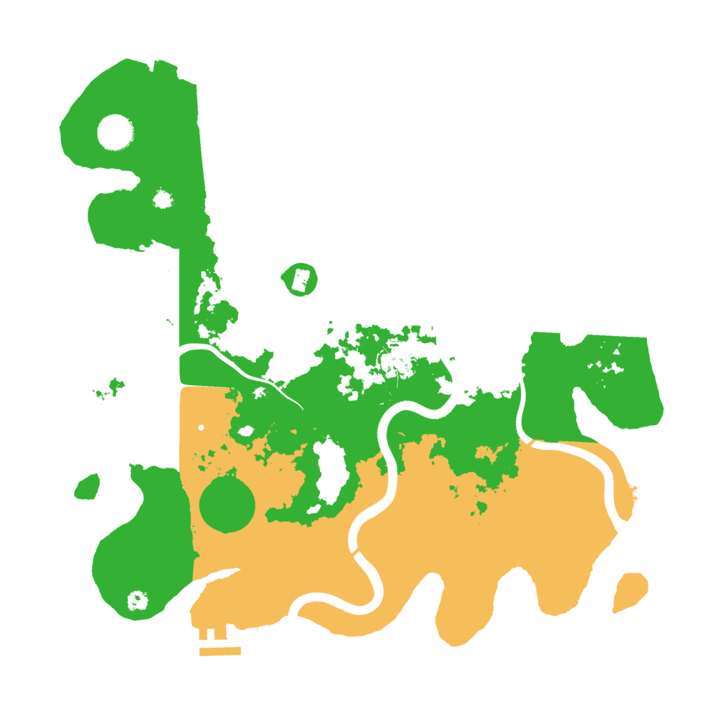 Biome Rust Map: Procedural Map, Size: 3500, Seed: 306717788