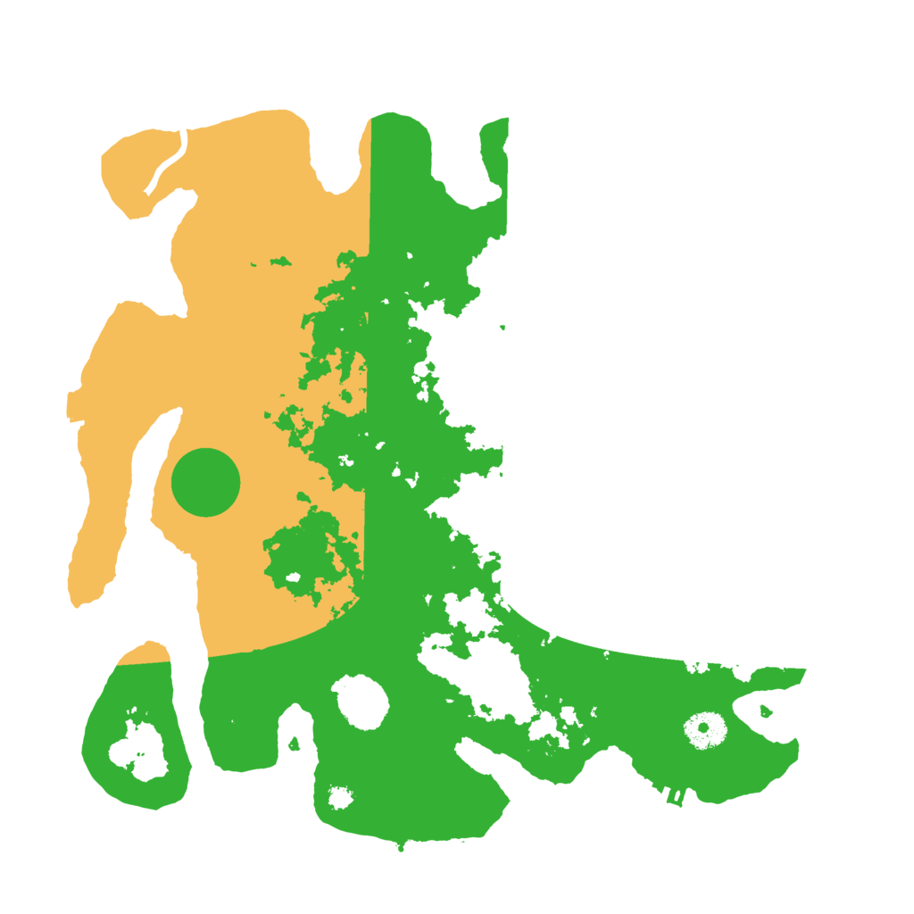 Biome Rust Map: Procedural Map, Size: 3500, Seed: 299743605