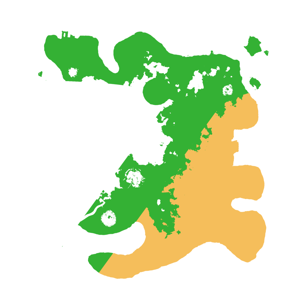 Biome Rust Map: Procedural Map, Size: 3000, Seed: 25585