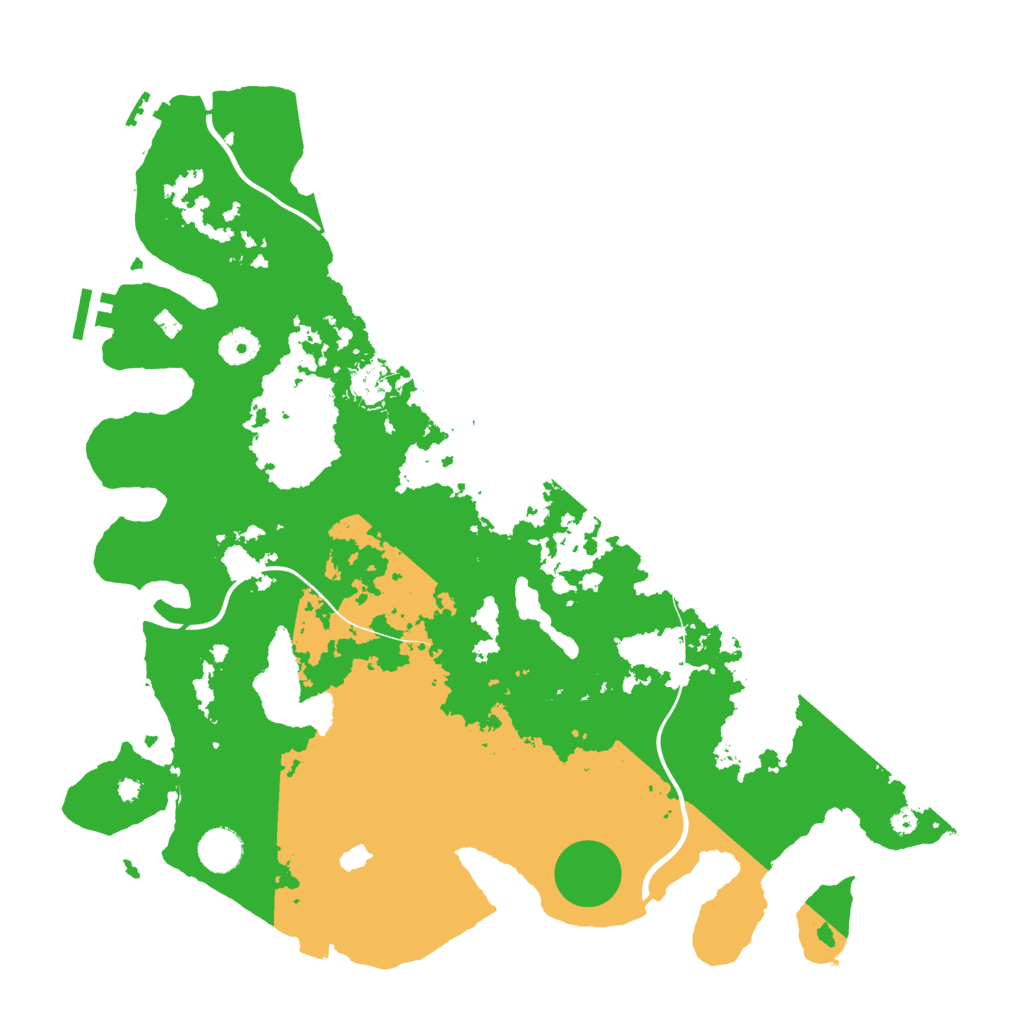 Biome Rust Map: Procedural Map, Size: 4050, Seed: 448123937