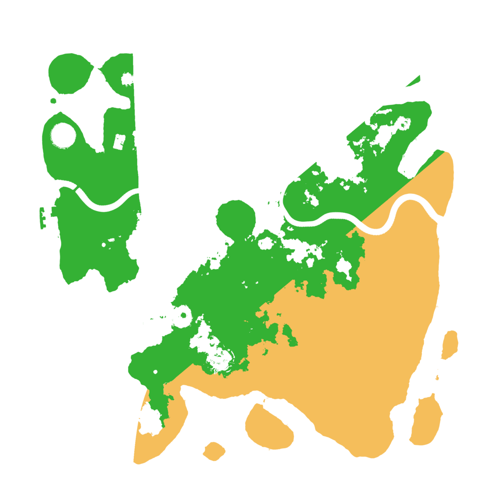 Biome Rust Map: Procedural Map, Size: 3500, Seed: 303743338